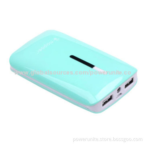 6,600mAh Large Capacity Portable Mobile Battery Charger with 18650 Lithium Battery